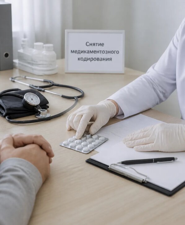 Снятие медикаментозного кодирования в Баксане от 5051 р. | Медзона
